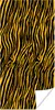 MuchoWow® Poster Tigerdruck - Schwarz - Orange 20x40 cm - Produktbild-Vorschau 1