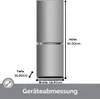 PKM Kühl-Gefrierkombination 230 L Silber Kühlschrank Produktbild-Vorschau 16