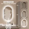 ZMH badkamerspiegel met verlichting, LED badspiegel, lamp, Productafbeelding-voorbeeld 6