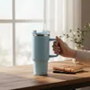 LS-LebenStil XL Edelstahl Trinkbecher Blau 1200ml mit Griff Produktbild-Vorschau 4