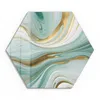 DEQORI Glasbild Echtglas 40x35 cm 'Smaragdfarbene Wogen' Produktbild-Vorschau 1