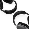 Close-up view of two black headphone headbands against a white background. Produktbild-Vorschau
