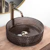 rea Waschbecken Schwarz Rund Glas Cristal, Ø35,5cm, Höhe Produktbild-Vorschau 12