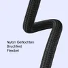 Nylon USB Type C auf 3,5mm Klinke Audio Aux Adapter für Produktbild-Vorschau 2
