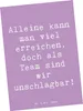 Mr. & Mrs. Panda Postkarte Spruch Im Team zusammenarbeiten Produktbild-Vorschau 1