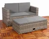 Mucola Gartenmöbel Polyrattan Lounge Sessel Sofa Bank Tisch Produktbild-Vorschau 12