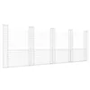 vidaXL Gabionový kôš U-Form s 5 stĺpikmi Železo 500x20x200 Náhľad obrázku produktu 1