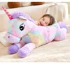 Peluche licorne géante, 110 cm, très douce et moelleuse, Voir les images du produit 7