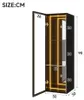 Vitrinekast met LED-verlichting, glazen displaykast met Productafbeelding-voorbeeld 2