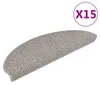 vidaXL Treppenmatten Selbstklebend Sisal-Look 15 Stk. Produktbild-Vorschau 7