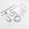 Auralum Regendusche Duschsystem Edelstahl 30x30 cm eckig, Produktbild-Vorschau 13