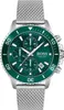 BOSS Chronograph Quarz Uhr für Herren mit Silbernes Produktbild-Vorschau 1