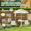 AIYAPLAY Kindersitzgruppe Garten mit Gartentisch, 2 Produktbild-Vorschau 7