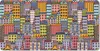 MuchoWow® Mauspad Mousepad Haus - Regenbogen - Muster 60x30 Produktbild-Vorschau 1