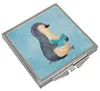 Mr. & Mrs. Panda Kosmetikspiegel Pinguin Buch - Eisblau - Produktbild-Vorschau 2