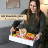 eluno Couchbar, Serviertablett, Sofatablett aus Bambus mit Produktbild-Vorschau 4