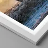 Gerahmtes Poster - Weißer Rahmen - Feld Nebel Natur Baum - Produktbild-Vorschau 2