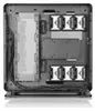 The interior of a computer case, showing mounting points and cable management. Anteprima dell’immagine prodotto