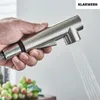 FELIX| Premium Edelstahl ausziehbare Küchenarmatur Silber Produktbild-Vorschau 5