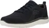 A single navy blue Skechers shoe is shown from a side angle against a white background. Produktbild-Vorschau