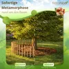 Floranica Staketenzaun aus Haselnuss mit Pfosten 50 cm hoch Produktbild-Vorschau 5