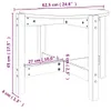 Tavolino Ø 62,5x45 cm in legno di pino massiccio Anteprima dell’immagine prodotto 8