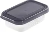 A rectangular plastic food container with a dark gray lid, shown from a slightly elevated angle against a white background. Náhľad obrázku produktu