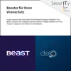 Collage of text and logos related to antivirus software. Produktbild-Vorschau