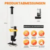 MEULBATY Feuersäule 157cm Edelstahl Pelletfackel, Produktbild-Vorschau 3
