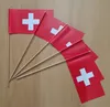 Papierfähnchen Schweiz 50 Stück Produktbild-Vorschau 1