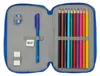 Doppel-Federtasche Sonic Prime Blau 12.5 x 19.5 x 4 cm 28 Produktbild-Vorschau 5