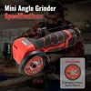 EENO Mini Akku Winkelschleifer 76 mm 8 Trennscheiben, 16,8 Produktbild-Vorschau 2