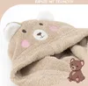 Celodoro Kinder Bademantel mit Kapuze & Motiv für Mädchen & Produktbild-Vorschau 4