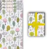 Schönes Natur Geschenkpapier mit Doodle Bäumen, grau - Produktbild-Vorschau 3