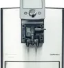 Close-up of the front of a coffee machine, showing the control panel and brewing mechanism. Produktbild-Vorschau