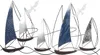 Gilde Wandrelief, Boot, "Regatta", Metall, blau, Podgląd zdjęcia produktu 1