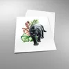 Poster - Poster ohne Rahmen - Schwarz Panther Blätter - Produktbild-Vorschau 3