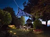 Solar Sonnensegel LED Sternenhimmel Dreieck Dunkelbau 3,6m Produktbild-Vorschau 3