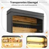 Buffet de cuisine XL de 184 cm de haut avec éclairage LED Voir les images du produit 7