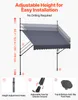 VEVOR, tenda a rullo avvolgibile da 250 cm, tenda Anteprima dell’immagine prodotto 7