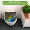 WC Sitz mit Absenkautomatik D Form Motiv Pfau [TDW3 10500] Produktbild-Vorschau 2
