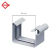 INEFA Rinnenverbinder Kastenrinne, PVC NW83 / 83mm Grau Produktbild-Vorschau 2