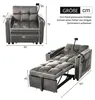 Merax Schlafsofa mit 3-in-1 Bettfunktion Loungesessel mit Produktbild-Vorschau 7