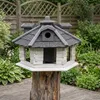 Mucola Vogelhaus Vogelfutterhaus Holz Vogelvilla Produktbild-Vorschau 9