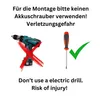 30 x Klingen Ersatzmesser & Schrauben mit Sicherung, Produktbild-Vorschau 6