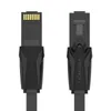 Flaches UTP-Netzwerkkabel Vention IBABF, 1m, Cat.6, schwarz Produktbild-Vorschau 3