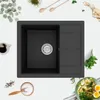 GRANMASTER Horizon Granitspüle 1 Becken mit Siphon, Spüle Produktbild-Vorschau 2