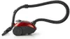 A red and black canister vacuum cleaner shown on a white background. Náhľad obrázku produktu