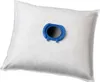 A white vacuum cleaner bag with a blue plastic connector. Anteprima dell’immagine prodotto