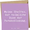 Mr. & Mrs. Panda Klappkarte Spruch Ehefrau Boss - Produktbild-Vorschau 1